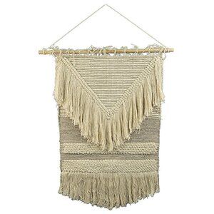 New with Tags - 70s-Style Macrame Artisan Wall Hanging, BOHO, Concepts Brand